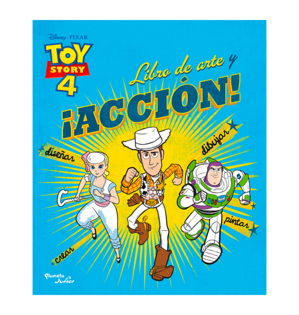 Sumérgete en el maravilloso mundo de "Toy Story 4" con este increíble "Libro de Arte y Acción".